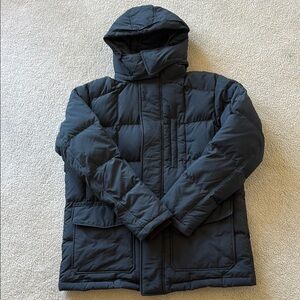 Men's Uniqlo Black Puffer Jacket/ Parka size Large